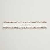 "Islamic Arch" - Belly Bands in Scarlet by Sabrin Deirani - Front