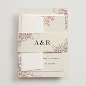 "Mandala Corners" - Belly Bands in Peony by Oma N. Ramkhelawan - Assembled with Invitation