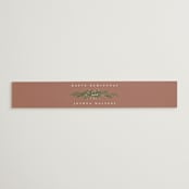 "Winter Garland" - Belly Bands in Latte by Leah Bisch - Front