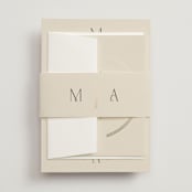 "Misha" - Belly Bands in Latte by Kristie Kern - Assembled with Invitation