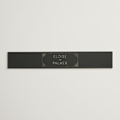 "Fringe" - Belly Bands in Midnight by Leah Bisch - Front
