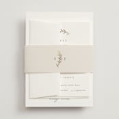 "To Hold" - Belly Bands in Ivory by Carolyn Nicks - Assembled with Invitation