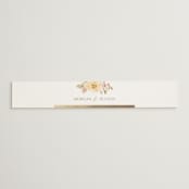 "Jardin" - Belly Bands in Carnation by Everett Paper Goods - Front