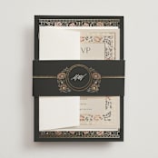 "Timeless Nature" - Belly Bands in Ebony by Ana de Sousa - Assembled with Invitation