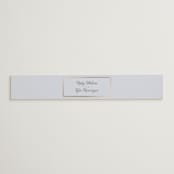 "Flowering Vine" - Belly Bands in Bluebell by Everett Paper Goods - Front