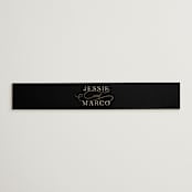 "Black Tie Affair" - Belly Bands in Onyx by Hooray Creative - Front