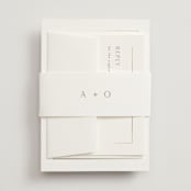"The Gallery" - Belly Bands in Quartz by Kristie Kern - Assembled with Invitation