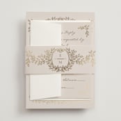 "Manuet" - Belly Bands in Vanilla by Petra Kern - Assembled with Invitation