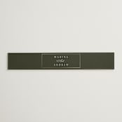 "refined" - Belly Bands in Deep Olive by Nicole Walsh - Front