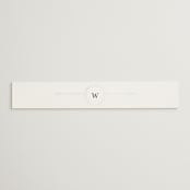 "Little Wreath" - Gloss-Press® Belly Bands in Pearl by Phrosné Barwood - Front