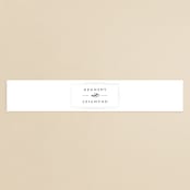 "Opulent Border" - Gloss-Press® Belly Bands in Stone by Hooray Creative - Front