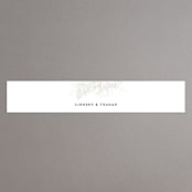 "Sketched Bouquet" - Gloss-Press® Belly Bands in Ivory by Phrosné Barwood - Front