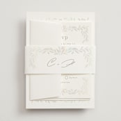 "Clarity" - Gloss-Press® Belly Bands in Cloud by Ana Sharpe - Assembled with Invitation