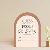 "Shower arch" - Bridal Shower Insert Cards in Desert by Creo Study - Front