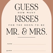"Shower arch" - Bridal Shower Insert Cards in Desert by Creo Study - Detail
