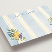 "Lemon" - Bridal Shower Insert Cards in Blueberry by Elly - Detail