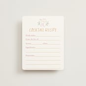 "A Brunch" - Bridal Shower Insert Cards in Margarita by Petra Kern - Front