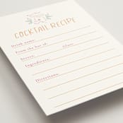 "A Brunch" - Bridal Shower Insert Cards in Margarita by Petra Kern - Detail
