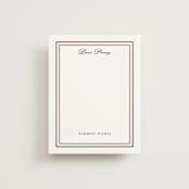 "East Coast Formal" - Bridal Shower Insert Cards in Mahogany by Katie Ylinen - Front