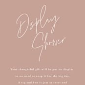 "showers" - Bridal Shower Insert Cards in Sand by JoAnn Jinks - Detail