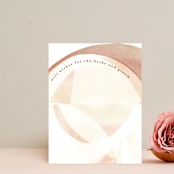"sandy arch" - Bridal Shower Insert Cards in Terracotta by Phrosné Barwood - Front