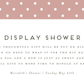 "Flower Bar" - Bridal Shower Insert Cards in Bright by Heather Cairl - Detail