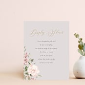 "Bridal Cake" - Bridal Shower Insert Cards in Mist by Itsy Belle Studio - Front