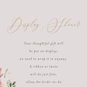 "Bridal Cake" - Bridal Shower Insert Cards in Mist by Itsy Belle Studio - Detail