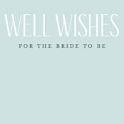 "Versatile" - Bridal Shower Insert Cards in Bluebell by Pixel and Hank - Detail