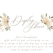 "floral bride" - Bridal Shower Insert Cards in Elegant Spring by Phrosné Barwood - Detail