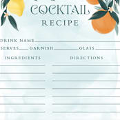 "Main Squeeze" - Bridal Shower Insert Cards in Mint by Paper Sun Studio - Detail