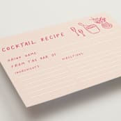 "atherina" - Bridal Shower Insert Cards in Creme by chocomocacino - Detail