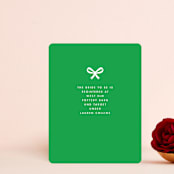 "Bold Initials" - Bridal Shower Insert Cards in Lawn by mo kelley - Front