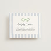 "Celina" - Bridal Shower Insert Cards in Mint by Pati Cascino - Front