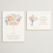 "Amelie" - Bridal Shower Insert Cards in Summer by Itsy Belle Studio - With Invitation