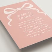 "cupolini" - Bridal Shower Insert Cards in Flamingo by chocomocacino - Detail