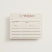 "Sparkling Wedding Cake" - Bridal Shower Insert Cards in Peony by Jackie Crawford - Front