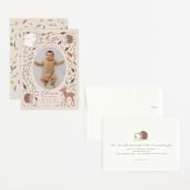 "Little Friends" - Birth Announcements in Buttercream by Vera Lim - Assembled