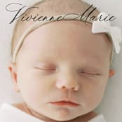 "Enchanted Love" - Birth Announcements in Noir by Ashlee Townsend - Detail