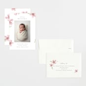 "Flower Petals" - Birth Announcements in Petals by Melinda Denison - Assembled