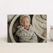 "moondance" - Birth Announcements in Dew by Sara Hicks Malone - Front