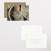 "moondance" - Birth Announcements in Dew by Sara Hicks Malone - Assembled