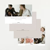 "Special Delivery" - Birth Announcements in Slate by Morgan Ramberg - Back of Card Options