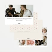 "present perfect" - Birth Announcements in Peony by Megan Davis - Back of Card Options