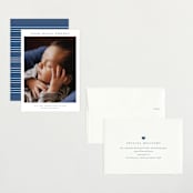 "Simple name" - Birth Announcements in Cobalt by Stacey Meacham - Assembled