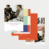 "Punchy" - Birth Announcements in Party by Pixel and Hank - Back of Card Options
