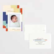 "Punchy" - Birth Announcements in Party by Pixel and Hank - Assembled