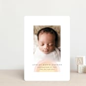 "our rainbow" - Birth Announcements in Rose by Angela Garrick - Front