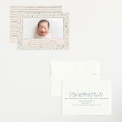 "Iconic bebe" - Birth Announcements in Bluebird by Creo Study - Assembled