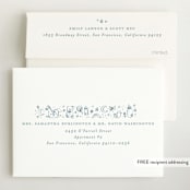 "Iconic bebe" - Birth Announcements in Bluebird by Creo Study - FREE Recipient Addressing
